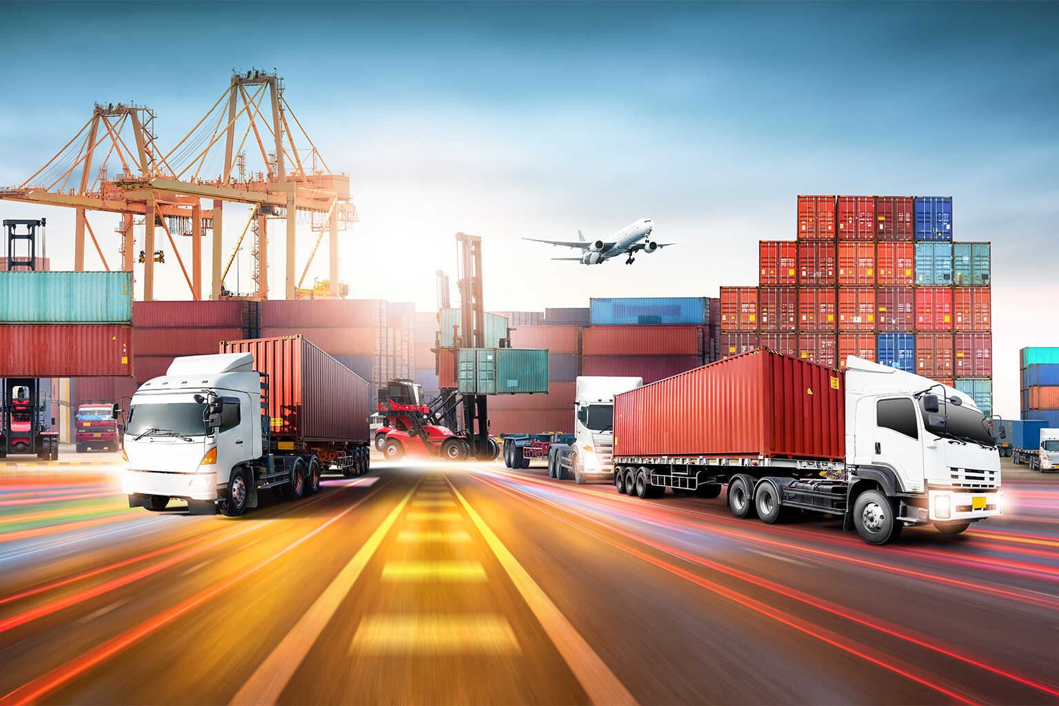 Modern warehouse and logistics